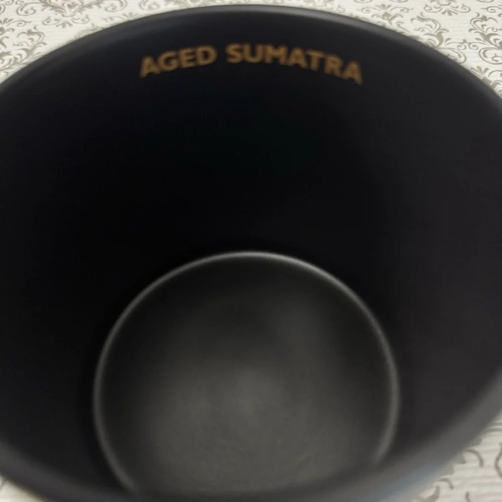 Starbucks‎ Aged Sumatra Nautical Ship Mug Black Gold 14oz Coffee Cup 2016